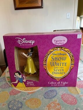 Vintage Snow White and the 7 Dwarfs Playset